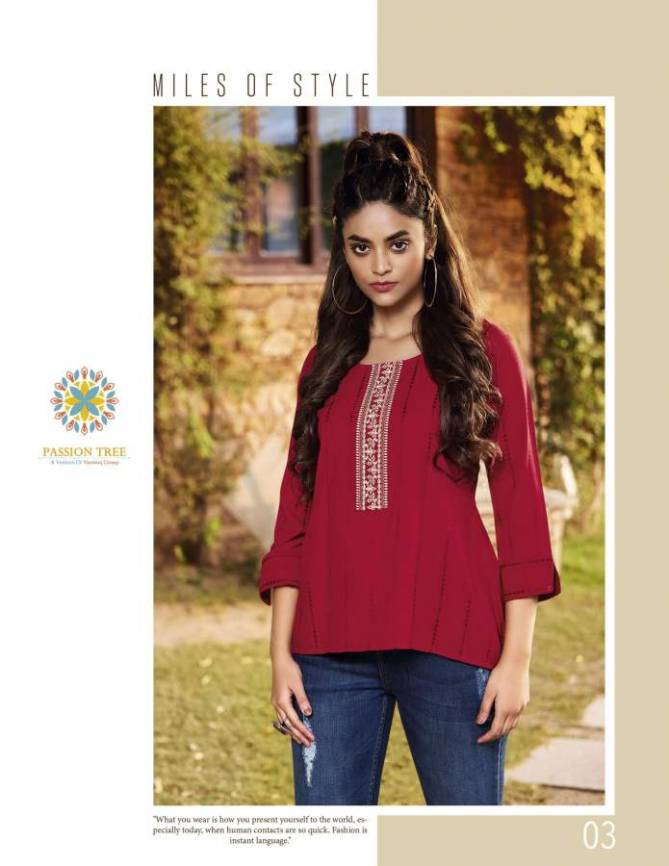 Flair Fashion 1 By Passion Tree Casual Wear Wholesale Ladies Top Catalog
